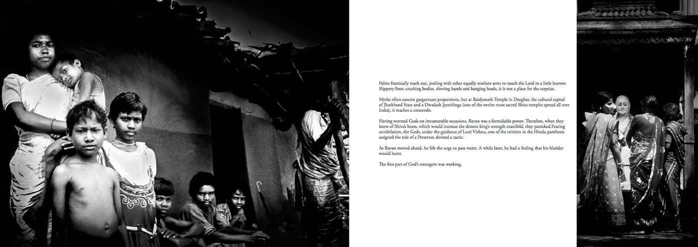 Pages 5 and 6 of Ravan's Tragedy - Coffee Table Book